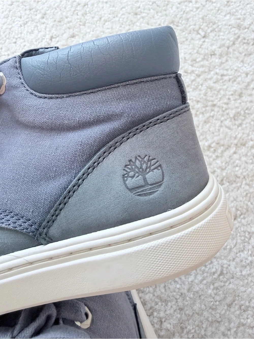 Timberland Bria Platform Sneakers Womens 6.5 Blue Leather Lace Up Casual Shoes